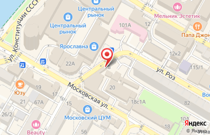 Магазин хозяйственных товаров в Центральном районе на карте