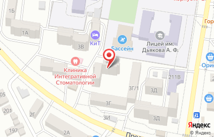 Кадастровый инженер Лаптева А.С. на Пролетарской улице на карте