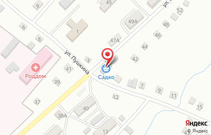 Магазин Садко на Калинина на карте