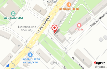 Банк Уралсиб в Калининграде на карте