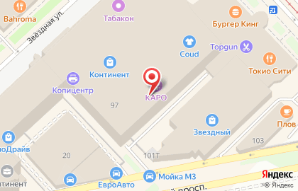 Ломбард Sunlight в Московском районе на карте