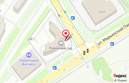 Адвокаты по уголовным делам Москва на улице Марьинский Парк на карте
