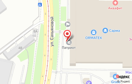 Автошкола Патриот в Октябрьском районе на карте