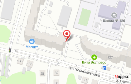 Витражно-багетная мастерская Июль на улице Чернышевского на карте