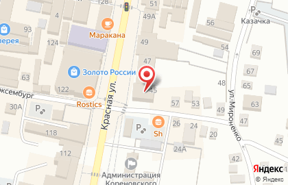 Служба по ремонту стиральных машин на Красной улице на карте