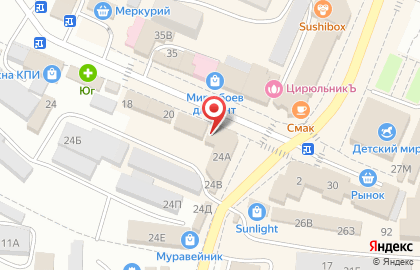Магазин Дубки на проспекте Ленина на карте