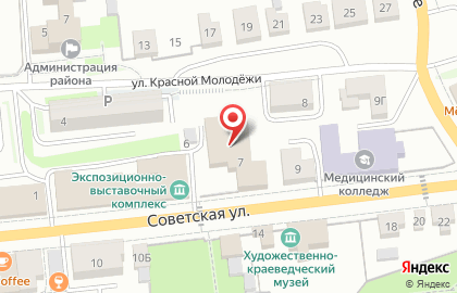 Мировой судья судебного участка №2 на Советской улице на карте