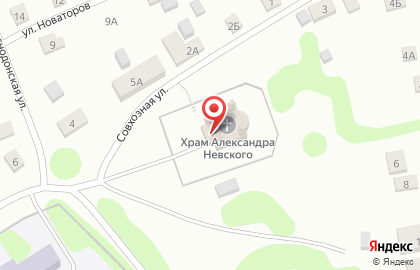 Храм Александра Невского в Екатеринбурге на карте