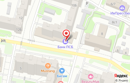 Банкомат в Иваново на карте