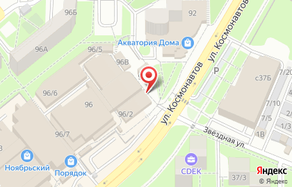 Магазин велозапчастей велозапчастей на улице Космонавтов на карте