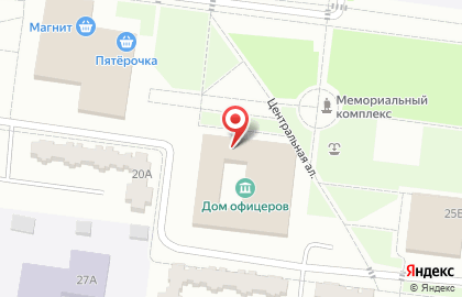 Дом офицеров Рощинского гарнизона на карте