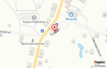 Продовольственный магазин Ирина на Советской улице на карте