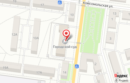 Октябрьский городской суд в Октябрьском на карте