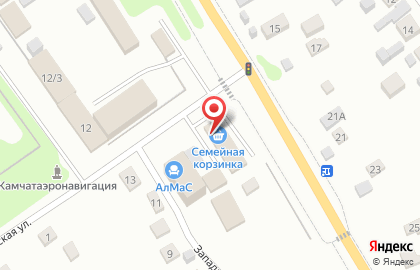 Дискаунтер Семейная корзинка в Петропавловске-Камчатском на карте