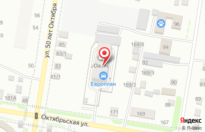 Компания Русбизнесавто на Октябрьской улице на карте