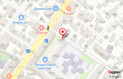 Магазин по продаже разливного пива в Советском районе на карте