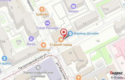 Возрождение на Петропавловской улице на карте