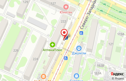 Магазин Сырное царство в Железнодорожном районе на карте