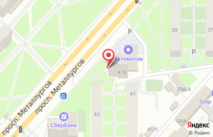Ломбард Тип-топ на проспекте Металлургов на карте