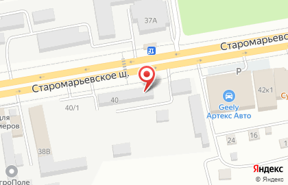 Торговая компания на Старомарьевском шоссе на карте