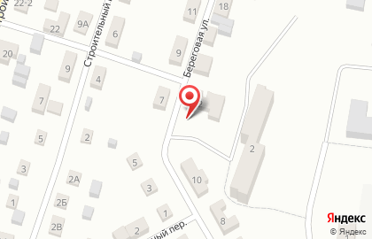 1C на Береговой улице на карте