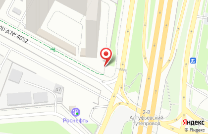 Черная Пантера на Алтуфьевском шоссе на карте