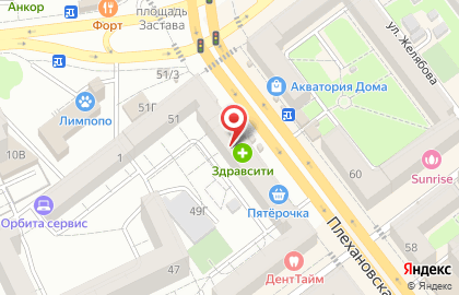 Пекарня Хлебница на Плехановской улице на карте