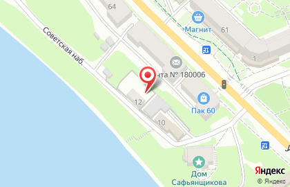 Торгово-производственная компания Вектор на Советской улице на карте