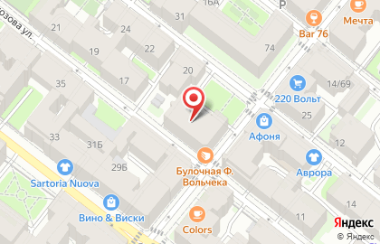 Секонд-хенд на Малом проспекте П.С. на карте