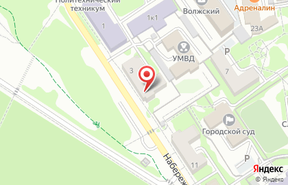Общежитие в Волгограде на карте