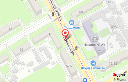 Указатель системы городского ориентирования №6157 по ул.Невзоровых, д.37 р на карте