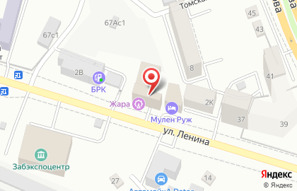 Жара на улице Ленина на карте