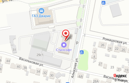ОАО Банкомат, АКБ Росбанк на Васильковой улице на карте