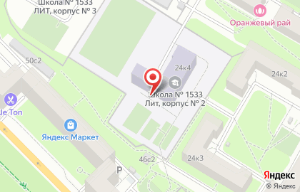 Лицей информационных технологий №1533 на карте