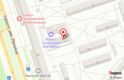 Образовательный центр Филин на проспекте Ленина на карте