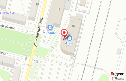 Магазин Протвинский мясокомбинат на улице Красных Зорь на карте