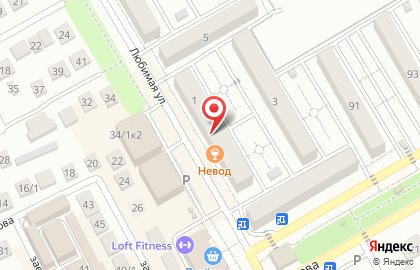 Служба доставки Cdek на Любимой улице на карте