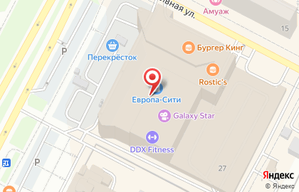 Фитнес-клуб DDX Fitness в ТЦ Европа-Сити на карте