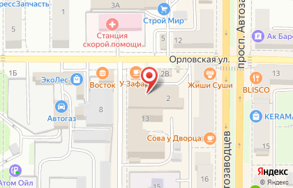 Медицинский центр Надежда на Орловской улице на карте