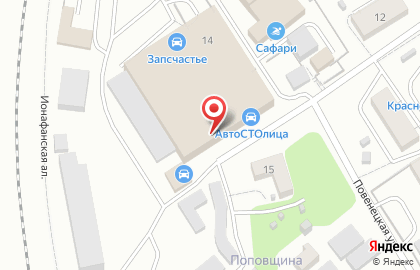 ТЦ Автолайн на Лососинской улице на карте