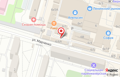 Магазин яиц в Ленинском районе на карте