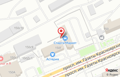 Сервисный центр Лада Центр в Кировском районе на карте