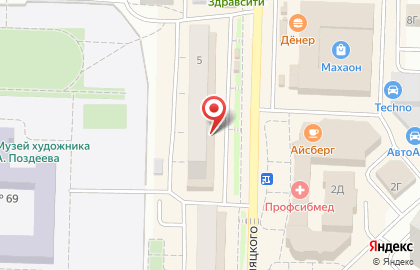 Академия дизайна и программирования в Советском районе на карте