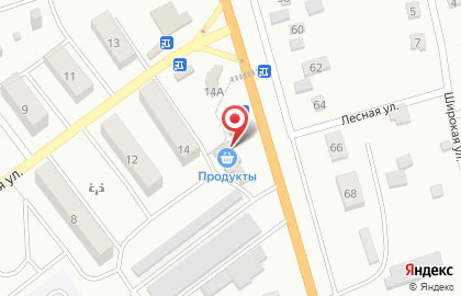 Продуктовый магазин Стрелец на Шоссейной улице на карте