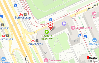 Аптека Планета здоровья на Ленинградском проспекте на карте