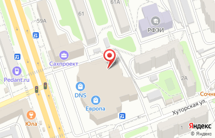 Ресторан Европа на улице Карла Маркса на карте