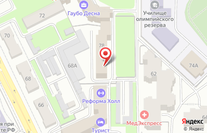 ОАО Банкомат, ЮНИКОРБАНК на улице Дуки на карте