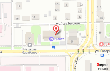 БИЗНЕС и ЗДОРОВЬЕ на улице Гагарина на карте