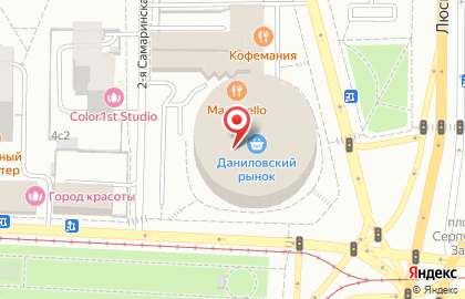 Ресторан & бар Праймбиф в Даниловском районе на карте