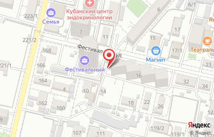 Парикмахерская Марафет на Фестивальной улице на карте